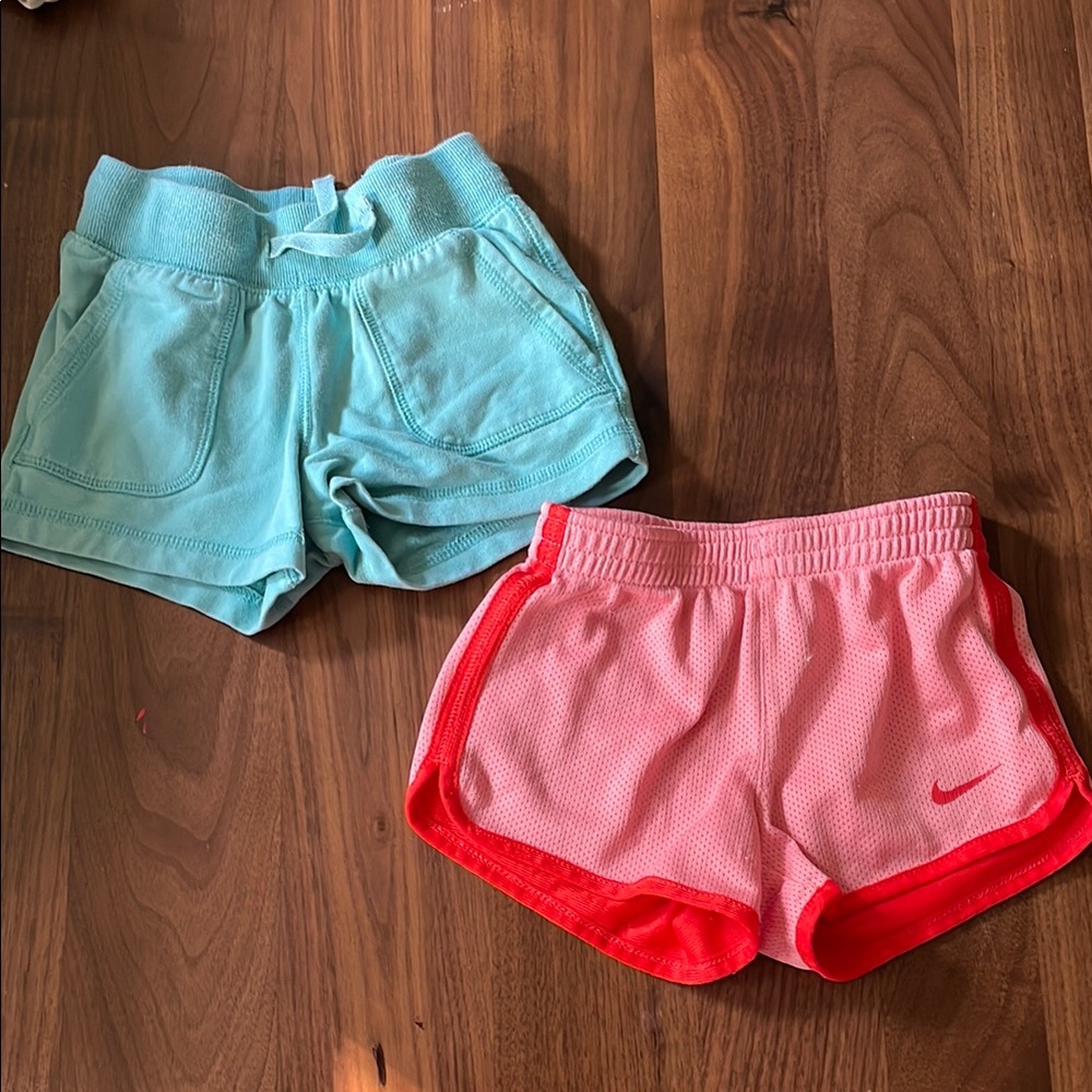 Two pairs of size 2 shorts toddler